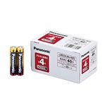 （まとめ） パナソニック アルカリ乾電池 単4形 LR03XJN/40S 1箱（40本） 【×2セット】