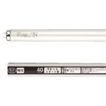 （まとめ） NEC 防災用残光蛍光ランプ 直管ラピッドスタート形 40W形 白色 FLR40SWMボウサイ／4K-L 1パック（4本） 【×2セット】
