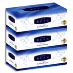（まとめ） 大王製紙 エリエール 贅沢保湿 ローションティシュー 200組／箱 1パック（3箱） 【×5セット】