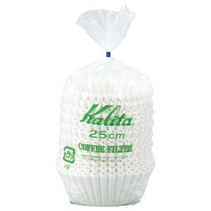 （まとめ） カリタ 立ロシ コーヒーフィルター 25cm 1パック（250枚） 【×4セット】