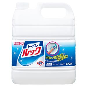 （まとめ） ライオン トイレのルック 業務用 4L 1本 【×4セット】