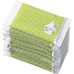 （まとめ） TANOSEE アルコール除菌ウェットティッシュ ポケットタイプ 10枚入 1パック（10個） 【×5セット】
