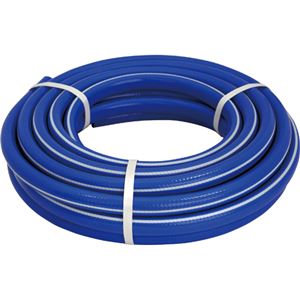 （まとめ） カクイチ 耐圧・防藻カットホース（アレス） 10m 10M-BL 1本 【×4セット】