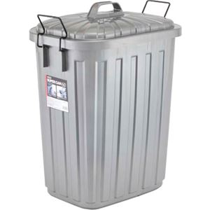 （まとめ） 岩崎工業 スーパーカン 角型 59L L-113CTG 1台 【×2セット】
