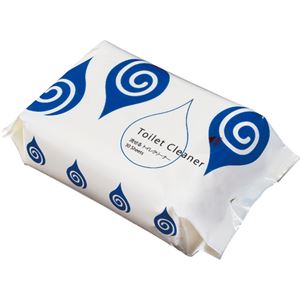 （まとめ） TANOSEE 流せるトイレクリーナー レギュラータイプ ミントの香り パック入 1セット（120枚：30枚×4パック） 【×5セット】