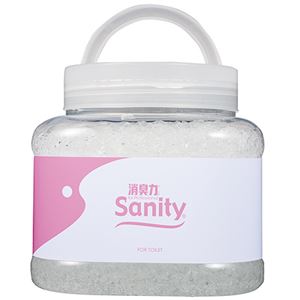 （まとめ） エステー サニティー 業務用消臭剤 トイレ用 大型タイプR フローラルの香り 本体 1.7kg 1個 【×3セット】