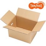 TANOSEE 無地ダンボール箱 ダブルフルート L-1 10枚入