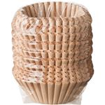 （まとめ） イーナ 立ロシ 業務用コーヒーフィルター 無漂白 25cm ENA-T-101 1パック（250枚） 【×4セット】