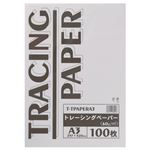 （まとめ） TANOSEE トレーシングペーパー60g A3 1パック（100枚） 【×5セット】