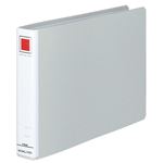 （まとめ） コクヨ チューブファイル（エコ） 片開き A4ヨコ 300枚収容 背幅45mm シルバー フ-E635C 1冊 【×5セット】
