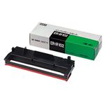 マックス タイムレコーダー用インクリボン 黒・赤 ER-IR102 1個