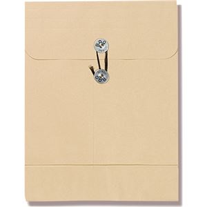 （まとめ） 菅公工業 クラフトパッカー（マチ広） 角2 120g／m2 ホ278 1パック（10枚） 【×4セット】