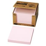 （まとめ） ニチバン ポイントメモ 再生紙 ビジネスパック 75×75mm ピンク MB-2P 1パック（5冊） 【×5セット】