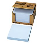 （まとめ） ニチバン ポイントメモ 再生紙 ビジネスパック 75×75mm ブルー MB-2B 1パック（5冊） 【×5セット】