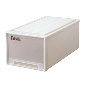 （まとめ） 天馬 Fits フィッツケース ディープ W390×D740×H300mm カプチーノ F-39LCAP 1個 【×2セット】