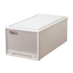 （まとめ） 天馬 Fits フィッツケース ディープ W390×D740×H300mm カプチーノ F-39LCAP 1個 【×2セット】