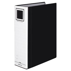 （まとめ） コクヨ チューブファイル（エコツインR） A4タテ 800枚収容 背幅95mm 黒 フ-RT680D 1冊 【×5セット】