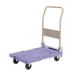 ナンシン 折りたたみ式 微音樹脂台車 サイレントマスター 台静快 フットブレーキ付 150kg荷重 DSK-101B 1台