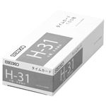 （まとめ） セイコープレシジョン セイコー用片面タイムカード 月末締 6欄印字 CA-H31 1パック（100枚） 【×3セット】