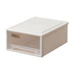 （まとめ） 天馬 Fits フィッツケース スモール W224×D307×H124mm カプチーノ 1個 【×3セット】