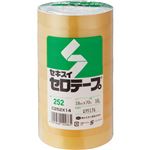 （まとめ） 積水化学 セロテープ No.252 18mm×70m C252X14 1パック（10巻） 【×3セット】