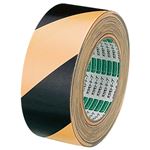 （まとめ） オカモト 布トラテープ 50mm×25m 黄／黒 No.111トラ 1巻 【×5セット】