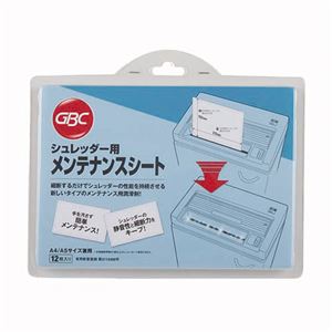 （まとめ） アコ・ブランズ シュレッダー用 メンテナンスシート OP12S 1パック（12枚） 【×5セット】