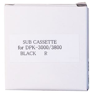 （まとめ） DPK3800 サブカセット 汎用品 黒 1本 【×5セット】