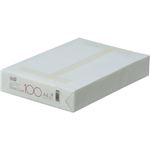 （まとめ） TANOSEE αエコグロスコート100 A4 100g 1冊（500枚） 【×2セット】