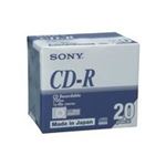 （まとめ） ソニー データ用CD-R 700MB 48倍速 ブランドシルバー 5mmスリムケース 20CDQ80DNA 1パック（20枚） 【×3セット】