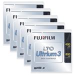 富士フィルム FUJI LTO Ultrium3 データカートリッジ 400GB LTO FB UL-3 400G JX5 1パック(5巻)