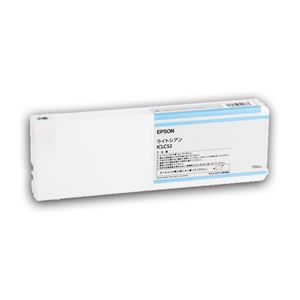 （まとめ） エプソン EPSON PX-P／K3（VM）インクカートリッジ ライトシアン 700ml ICLC52 1個 【×3セット】