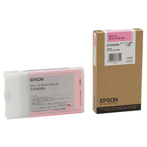 （まとめ） エプソン EPSON PX-P／K3（VM）インクカートリッジ ビビッドライトマゼンタ 220ml ICVLM39A 1個 【×3セット】