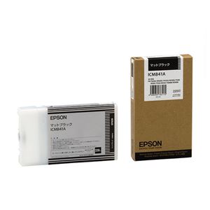 （まとめ） エプソン EPSON PX-Pインクカートリッジ マットブラック 220ml ICMB41A 1個 【×3セット】