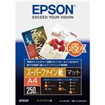 （まとめ） エプソン EPSON スーパーファイン紙 A4 KA4250SFR 1冊（250枚） 【×3セット】
