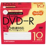 （まとめ） TANOSEE データ用DVD-R 4.7GB ワイドプリンターブル 5mmスリムケース DHR47JP10T 1パック（10枚） 【×10セット】