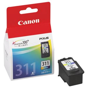 （まとめ） キャノン Canon FINEカートリッジ BC-311 3色一体型 2968B001 1個 【×3セット】