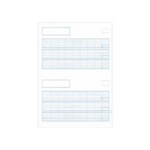 PCA 給与明細書 罫線あり PA1111F 1箱(500枚)