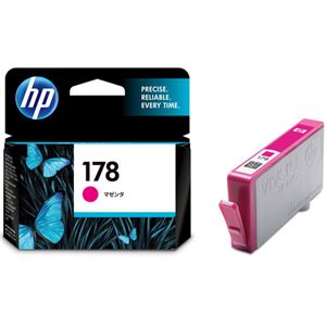 （まとめ） HP178 インクカートリッジ マゼンタ CB319HJ 1個 【×4セット】