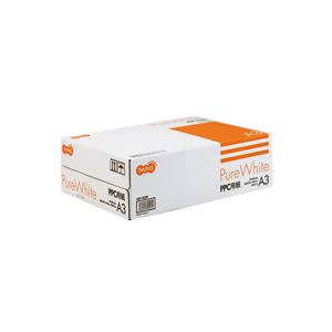（まとめ） TANOSEE PPC用紙 Pure White A3 1箱（1500枚：500枚×3冊） 【×10セット】