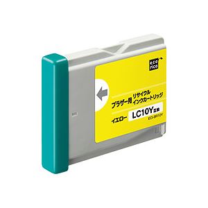 ECI-BR10Y リサイクルインクカートリッジ [ブラザー工業（BROTHER）：LC10Y互換]