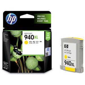 （まとめ） HP940XL インクカートリッジ イエロー C4909AA 1個 【×3セット】