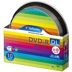 （まとめ） バーベイタム データ用DVD-R DL 8.5GB ワイドプリンターブル スピンドルケース DHR85HP10SV1 1パック（10枚） 【×2セット】