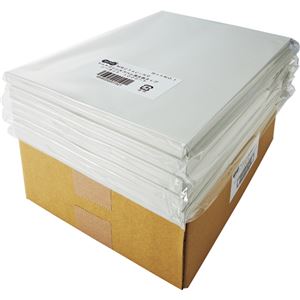 （まとめ） TANOSEE マルチプリンターラベル 再生紙タイプ A4 12面 86.4×42.3mm 四辺余白付 1冊（100シート） 【×5セット】