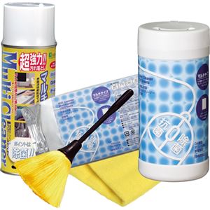 （まとめ） TANOSEE OAクリーナー 5点セット（マルチクリーナー・OAティッシュ・ダスター他） 1セット 【×4セット】