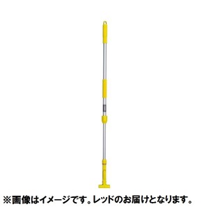 （まとめ） テラモト FXハンドルモップ アルミ伸縮柄 レッド CL-374-100-2 1本 【×2セット】