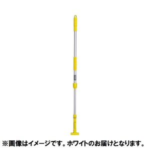 （まとめ） テラモト FXハンドルモップ アルミ伸縮柄 ホワイト CL-374-100-8 1本 【×2セット】