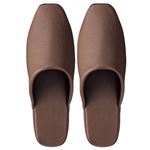 （まとめ） TANOSEE エグゼクティブソフトスリッパ MAJESTIC ブラウン 1足 【×5セット】