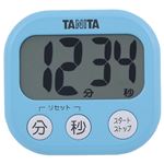 （まとめ） タニタ でか見えタイマー ブルー TD-384BL 1個 【×5セット】