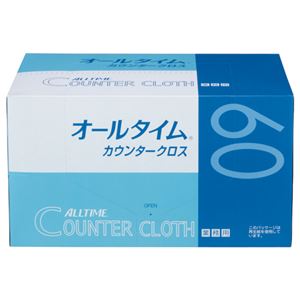 （まとめ） 東京メディカル カウンタークロス 厚口 ホワイト FT-300 1パック（60枚） 【×2セット】